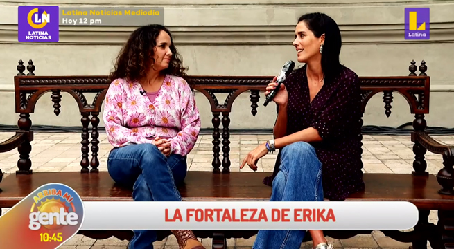 Erika Villalobos reaparece en televisión: 