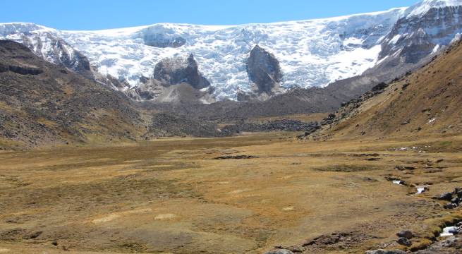 Los glaciares de los Andes tropicales se han reducido en 42% desde 1990