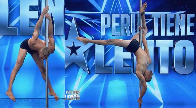 Agustín Chattergoon demostró su talento con el pole dance