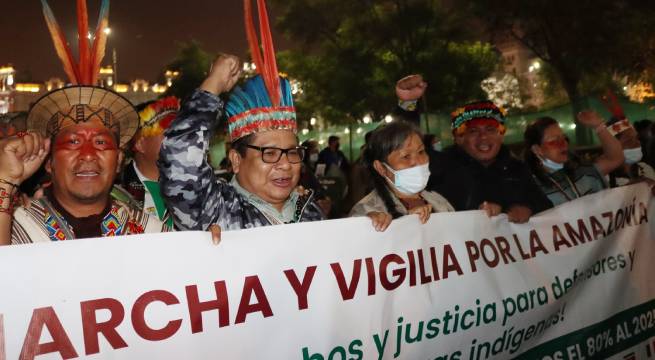 Pueblos indígenas reiteran pedido de reunión al presidente Castillo para que solucione sus demandas