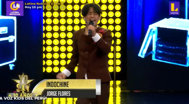 Imitador de Indochine sorprendió al jurado de Yo Soy: 10 Años