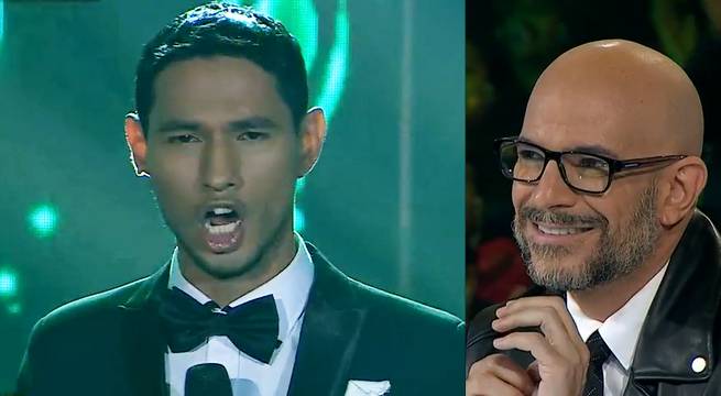 José Díaz se lució con su interpretación de “O sole mio”