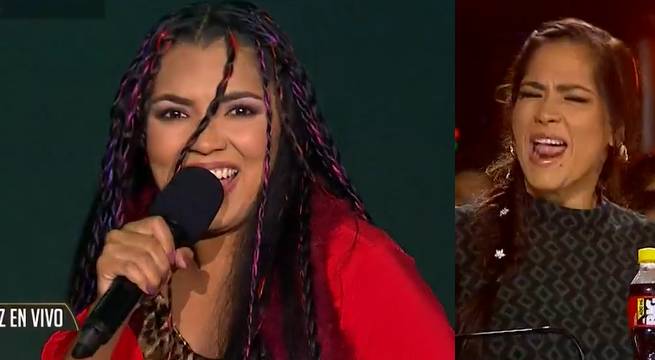 Imitadora de Shakira cantó el tema “Ciega, sorda y muda” este lunes