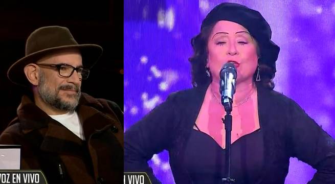 Imitadora de Édith Piaf cantó “La foule” este jueves