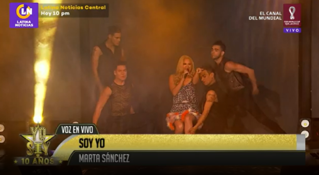 Imitadora de Marta Sánchez abrió la gala del lunes con el tema “Soy yo”