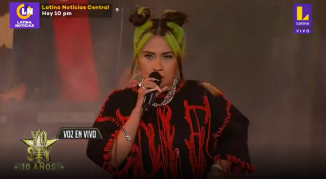 Imitadora de Billie Eilish sorprendió al jurado de Yo Soy: 10 Años con esta presentación