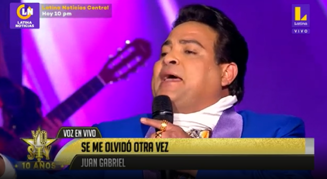 Imitador de Juan Gabriel abrió la gala de Yo Soy: 10 Años con el tema “Se me olvidó otra vez”