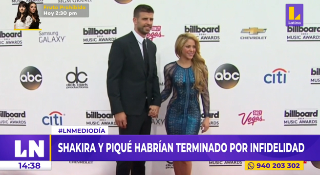 Shakira y Gerard Piqué habrían terminado por infidelidad del futbolista