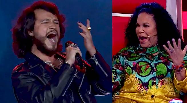 Guscifer se lució al cantar “Enter sandman” en La Voz Perú