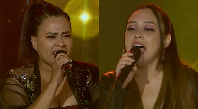 Tamara Cueto y Andreina Arévalo no se dieron tregua en su duelo musical