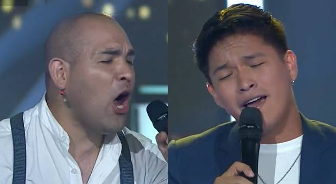 Luis Tume y Fabrizio Núñez cantaron “Inolvidable” para imponerse en su duelo