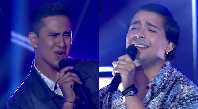 Elmer Guillén y Gian Morales se lucieron al cantar “Yo quisiera”