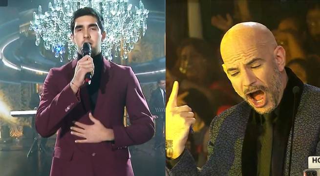 Mariano Bisbal cantó “Skyfall” en la Gran Final de Perú Tiene Talento