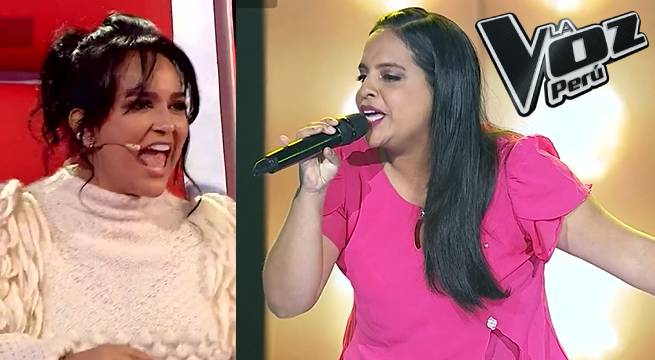 Debora López brilló al cantar “Mentiras son”