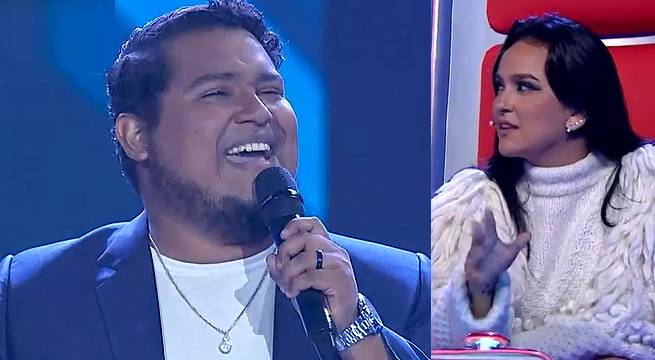 Darío Reyes se apoderó del escenario al cantar “A puro dolor”