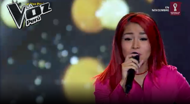 Sonalí cantó el tema “Sueños rotos” en busca de ganar un lugar en ‘La Voz Perú’