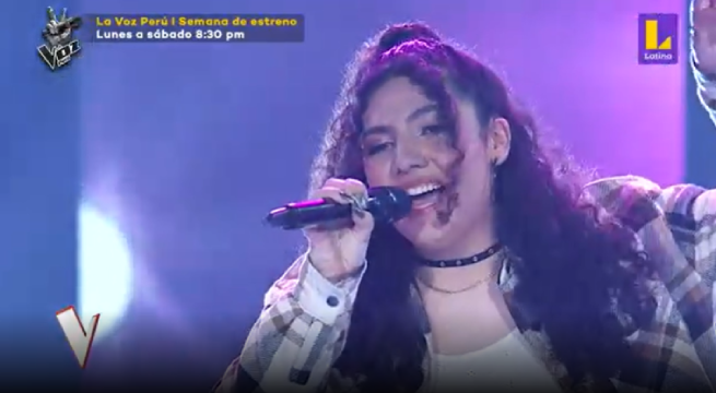 Luz Perales brilló en ‘La Voz Perú’ al cantar “Just the two of us”