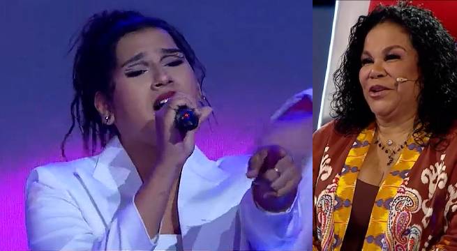 Danielle brilló al cantar “Vivir así es morir de amor” este lunes