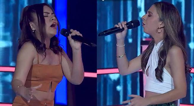 Luna Vásquez y Romi Chahuán hicieron vibrar el escenario de La Voz Perú