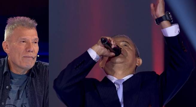 Armando Felices conmovió a todos al cantar “Un beso y una flor”