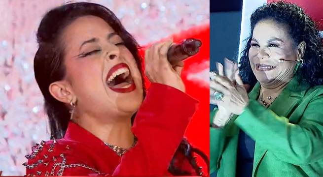 Vanessa Cardiu se apoderó del escenario de La Voz Perú