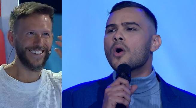 Jorge Nava se lució al cantar “Se nos rompió el amor”