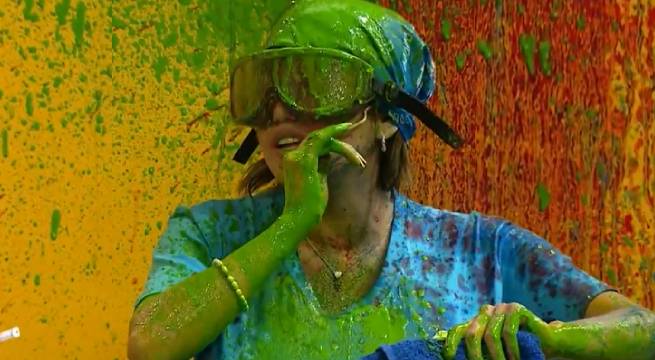 Milena Zárate y Amy Gutiérrez se enfrentaron a los ‘Cañones del Saber’