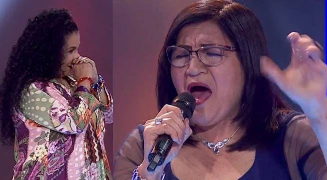 Flor Trujillo conmovió a Eva Ayllón al cantar “Ya no más”