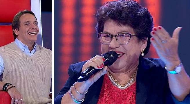 Manuela Sangama se apoderó del escenario al cantar “La caponera”