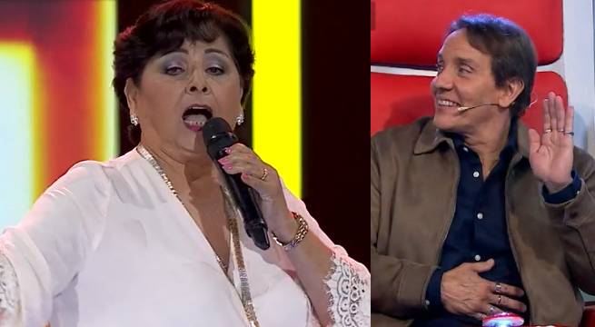 Martha Pinedo cantó el tema “Alegría” en su audición a ciegas