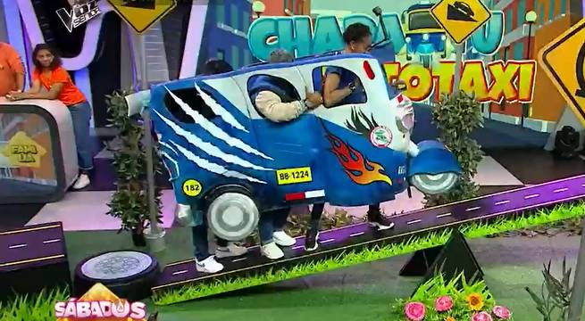 Leyla Chihuán sacó a relucir su temperamento al jugar ‘Chapa tu mototaxi’