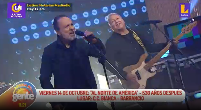 Grupo Rio visitó el set de Arriba Mi Gente