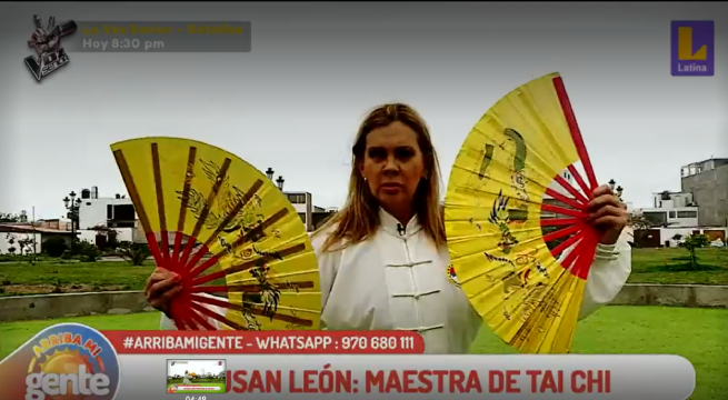 Susan León y su nueva faceta como profesora de tai chi