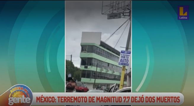 México: terremoto de magnitud 7,7 dejó dos muertos