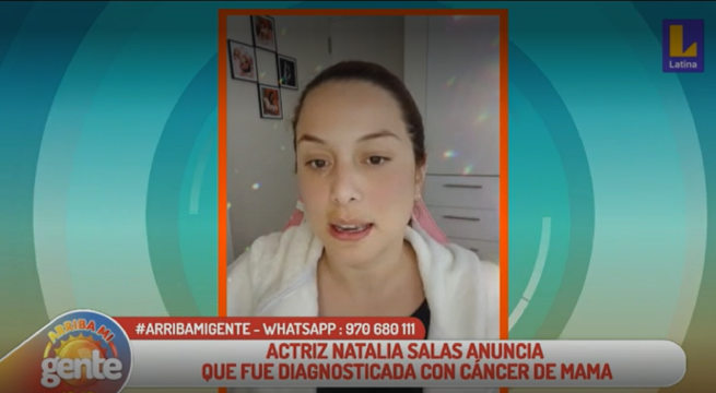 Natalia Salas anunció que fue diagnosticada con cáncer de mama