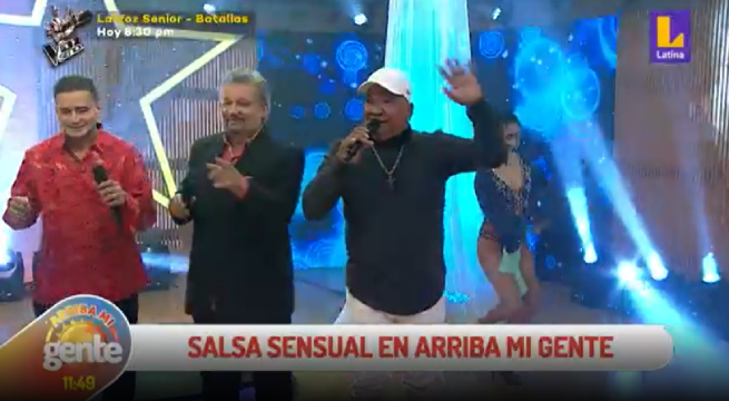 Grandes exponentes de la Salsa Sensual visitaron el set de Arriba Mi Gente