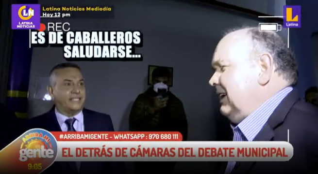 El detrás de cámaras del debate municipal