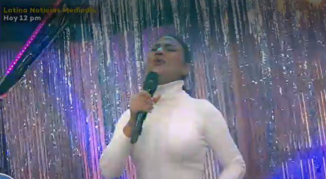 Brunella Torpoco armó la fiesta en el set de Arriba Mi Gente