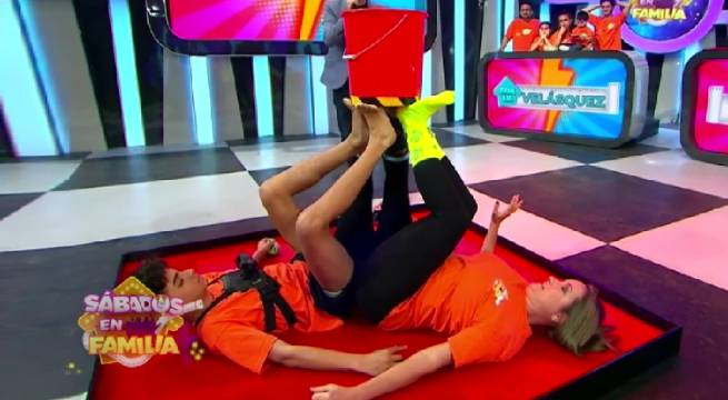 Marisol Aguirre lideró a “su familia” para superar el segundo 'Desafío' de Sábados en Familia