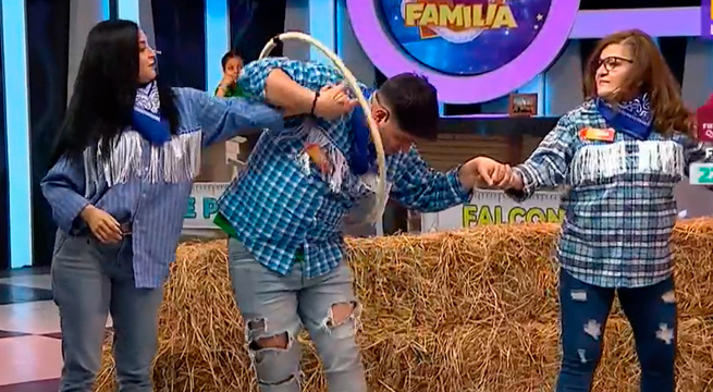 Las familias Falconi y De Pinho jugaron ‘Enlazados’