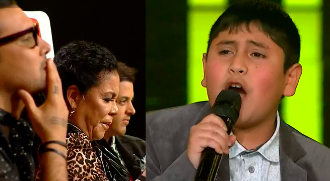 Gabriel Cuya hizo vibrar el escenario al cantar “Mechita”