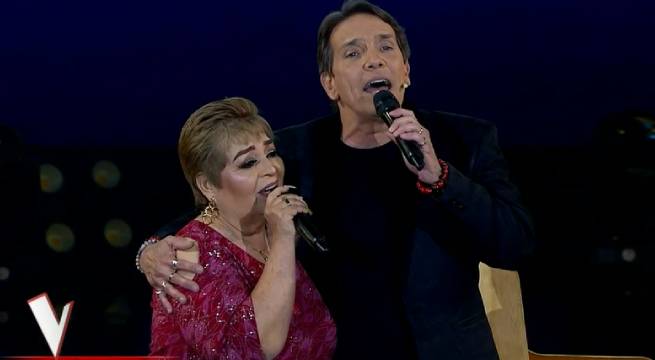 Ana María Rossi y René Farrait cantaron “Quiero ser” en la Gran Final