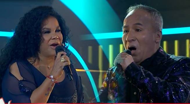 Javier Carranza y Eva Ayllón se lucieron al cantar “Te quiero te quiero”
