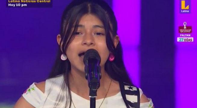 La Voz Kids: Desde Huancayo, una niña de 13 años enterneció al jurado con emotiva canción