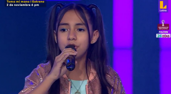 La Voz Kids: con tan solo 12 años, Alahana interpretó romántica balada