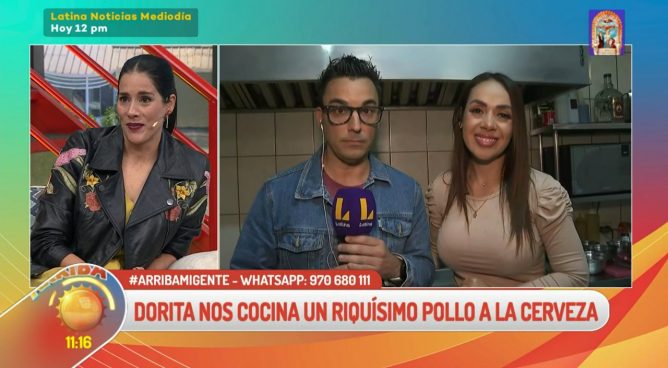 Arriba mi gente: Dorita Orbegoso nos enseña a cocinar un rico pollo a la cerveza