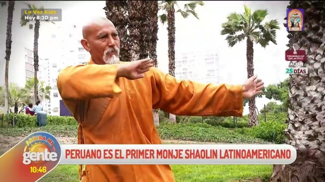 Arriba mi gente: Peruano es el primer monje Shaolin latinoamericano