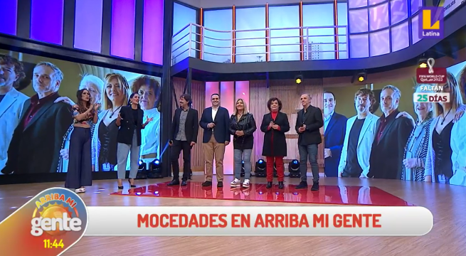 Mocedades visitó el set de Arriba Mi Gente