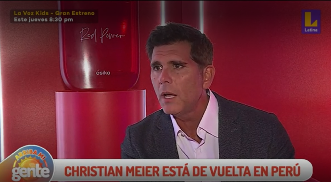 Arriba Mi Gente: Christian Meier presentó “Me gustas como antes