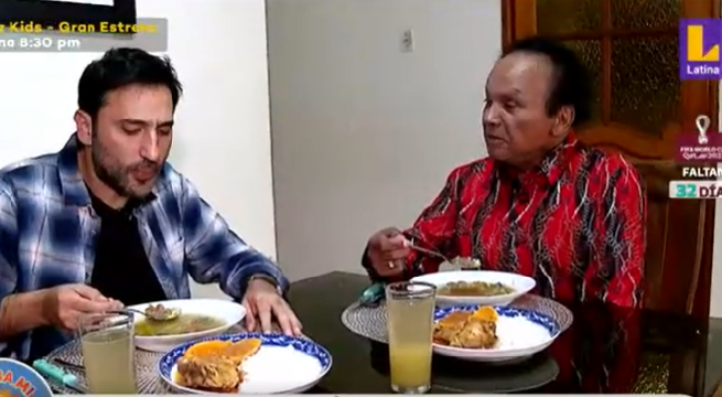 ‘Melcochita’ y César Ritter prepararon un delicioso ‘Adobo de pollo y Sopa de trigo’